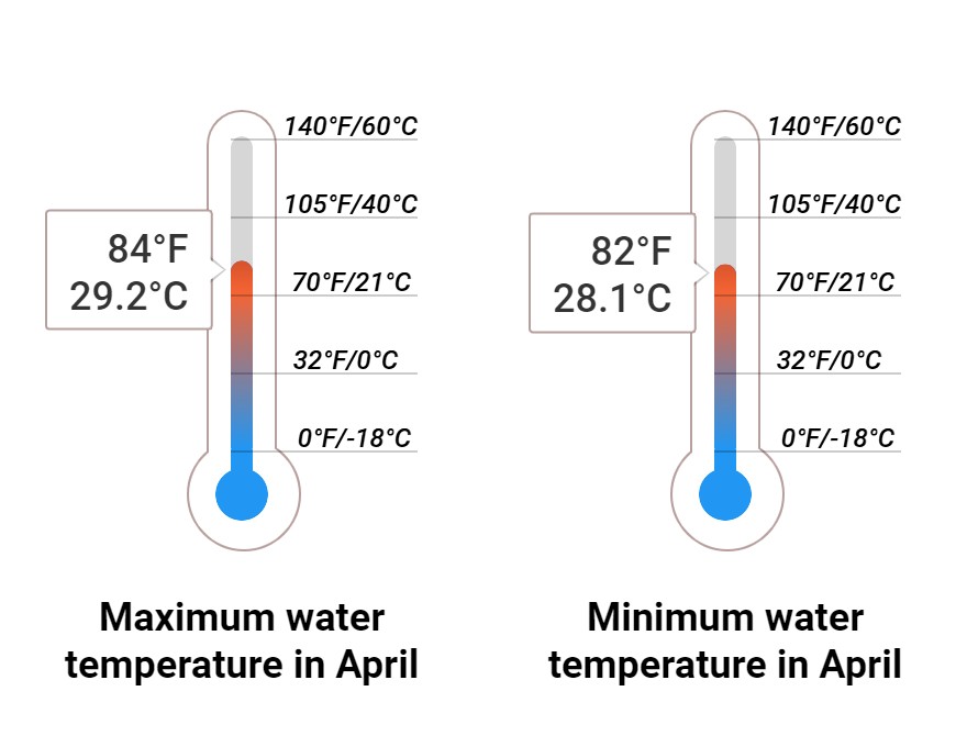 Average Sea temperature